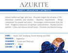 Azurite Gemstone Crystal Bracelet