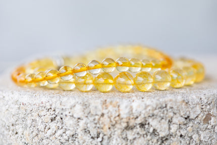 Citrine Creativity and Joy Gemstone Crystal Bracelet