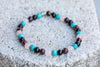 Aquarius Zodiac Gemstone Crystal Bracelet