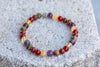 Aries Zodiac Gemstone Crystal Bracelet