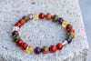 Aries Zodiac Gemstone Crystal Bracelet