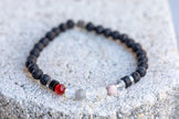 Cancer Zodiac Gemstone Crystal Bracelet