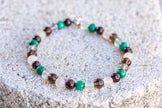Capricorn Zodiac Gemstone Crystal Bracelet