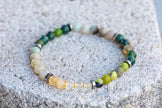 Gemini Zodiac Gemstone Crystal Bracelet