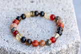 Leo Zodiac Gemstone Crystal Bracelet