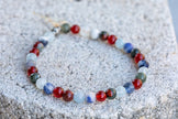 Pisces Zodiac Gemstone Crystal Bracelet