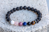Taurus Zodiac Gemstone Crystal Bracelet