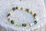 Virgo Zodiac Gemstone Crystal Bracelet