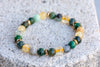 Virgo Zodiac Gemstone Crystal Bracelet