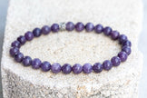 Lepidolite Gemstone Crystal Bracelet