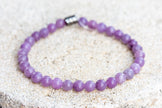 Lepidolite Gemstone Crystal Bracelet