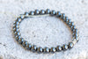 Hematite Black | Silver Stabilize Gemstone Crystal Bracelet