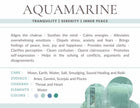 Aquamarine Calm and Communication Gemstone Crystal Bracelet