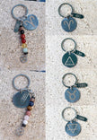 Zodiac | Keychain | Zipper Pull Crystal & Gemstone