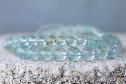 Blue Topaz Gemstone Crystal Bracelet