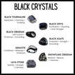 Black Gemstone Crystal Bracelet