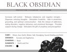 Golden Black Obsidian Protection Mirror Gemstone Crystal Bracelet
