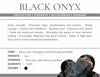 Onyx Gemstone Crystal Bracelet