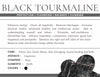Black Tourmaline Shield Negativity Gemstone Crystal Bracelet