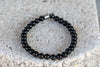 Black Tourmaline Shield Negativity Gemstone Crystal Bracelet