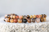 Brown Gemstone Crystal Bracelet