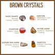 Brown Gemstone Crystal Bracelet