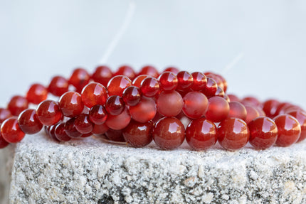 Carnelian Motivation Gemstone Crystal Bracelet