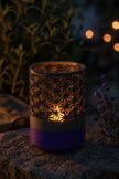 Kumiko Tea Light Holders – 3 Pack | Dual Color Design | Battery Operated Candle Decor