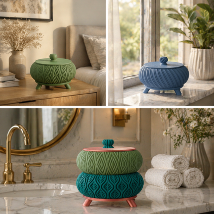 Jewelry Bowls and Box - Stackable and Customizable