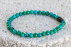 Chrysocolla Gemstone Crystal Bracelet