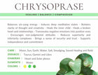 Chrysoprase Gemstone Crystal Bracelet