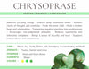 Chrysoprase Gemstone Crystal Bracelet