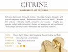 Citrine Creativity and Joy Gemstone Crystal Bracelet
