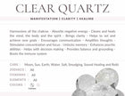 Crystal Clear Quartz Master Healer Gemstone Crystal Bracelet