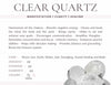 Crystal Clear Quartz Master Healer Gemstone Crystal Bracelet