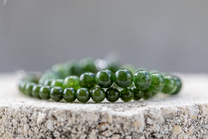 Diopside Gemstone Crystal Bracelet