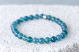 Rainbow | Purple | Blue Fluorite Gemstone Crystal Bracelet