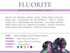 Rainbow | Purple | Blue Fluorite Gemstone Crystal Bracelet