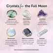 Full Moon Gemstone Crystal Bracelet