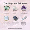 Full Moon Gemstone Crystal Bracelet