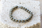 Pyrite Wealth and Luck Gemstone Crystal Bracelet