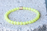 Glow-in-the-Dark Quartz Gemstone Crystal Bracelet