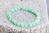 Jade Green | Luck and Abundance Gemstone Crystal Bracelet