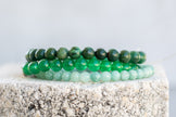 Jade Green | Luck and Abundance Gemstone Crystal Bracelet