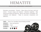 Hematite Black | Silver Stabilize Gemstone Crystal Bracelet