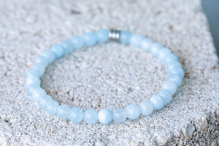 Hemimorphite Gemstone Crystal Bracelet