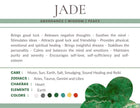 Jade Green | Luck and Abundance Gemstone Crystal Bracelet