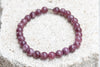 Lepidolite Gemstone Crystal Bracelet