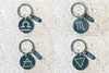 Zodiac | Keychain | Zipper Pull Crystal & Gemstone