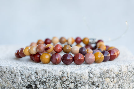 Mookaite Gemstone Crystal Bracelet